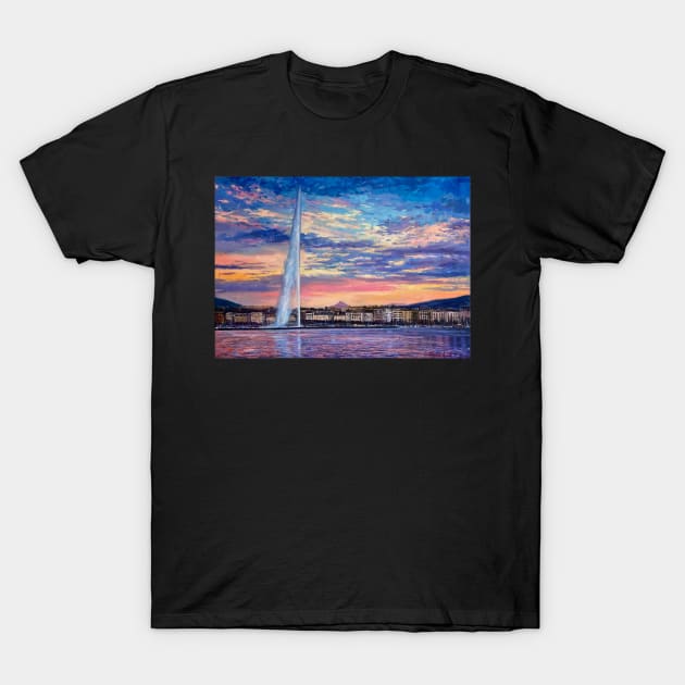 Geneva Jet d'Eau | T-Shirt by Art Shop Geneva